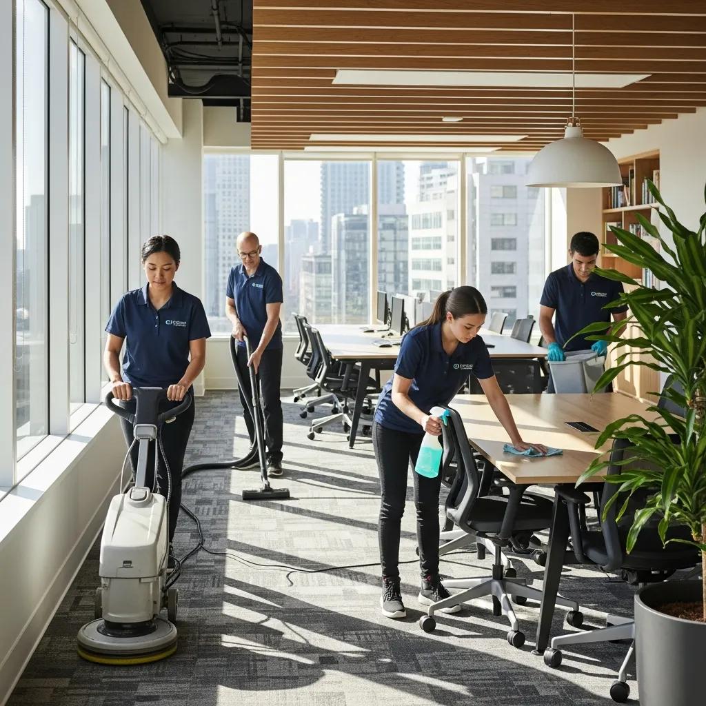 Commercial cleaning services